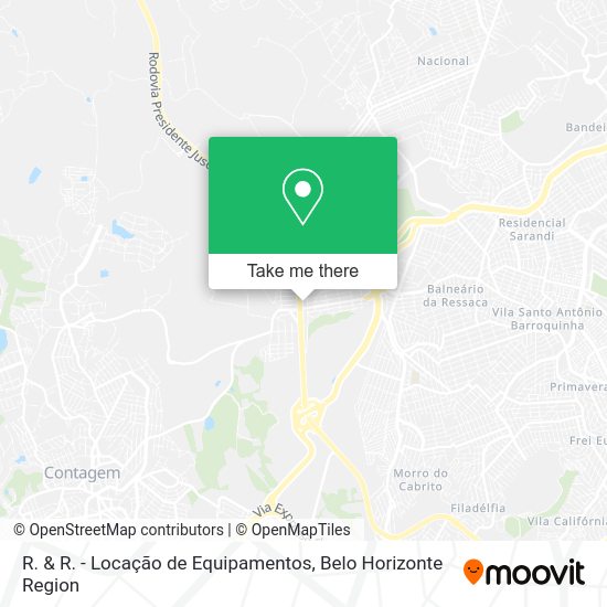 R. & R. - Locação de Equipamentos map