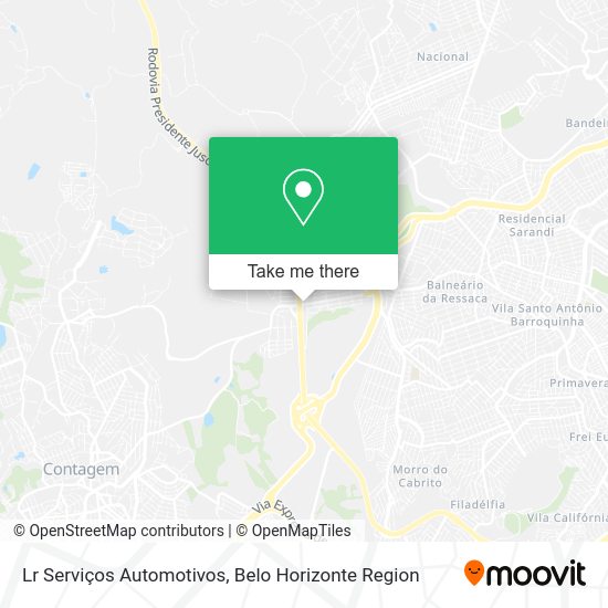 Lr Serviços Automotivos map