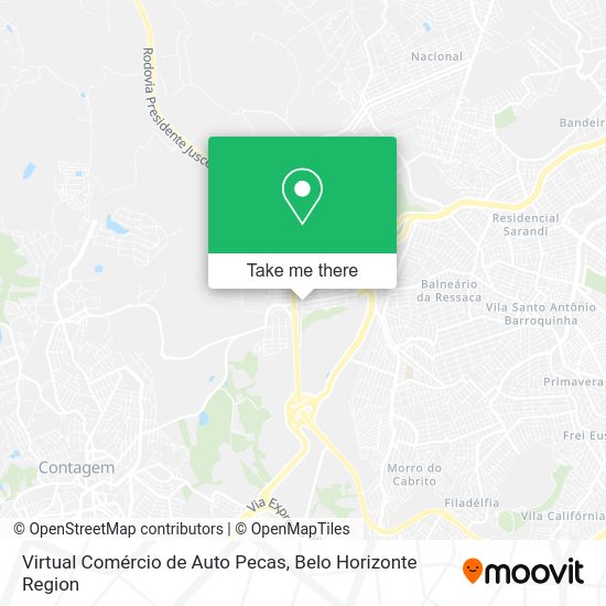 Virtual Comércio de Auto Pecas map