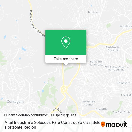 Vital Indústria e Solucoes Para Construcao Civil map