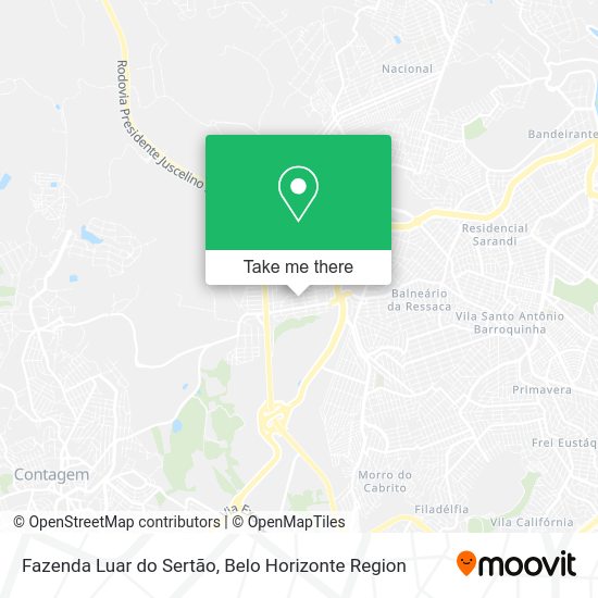 Fazenda Luar do Sertão map