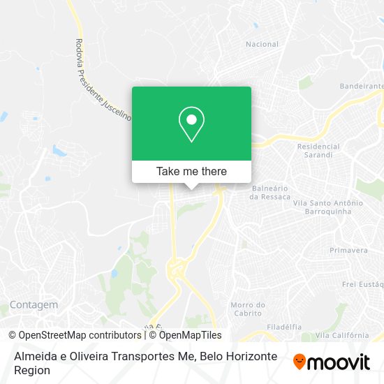 Almeida e Oliveira Transportes Me map