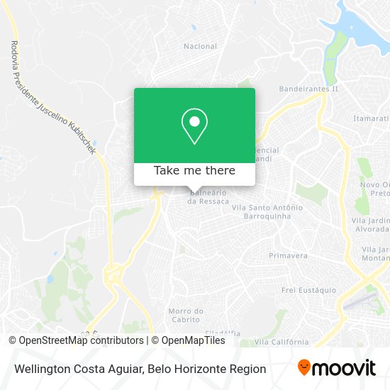 Wellington Costa Aguiar map
