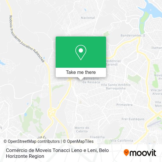 Comércio de Moveis Tonacci Leno e Leni map