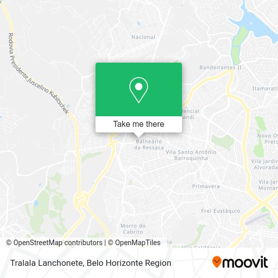 Tralala Lanchonete map