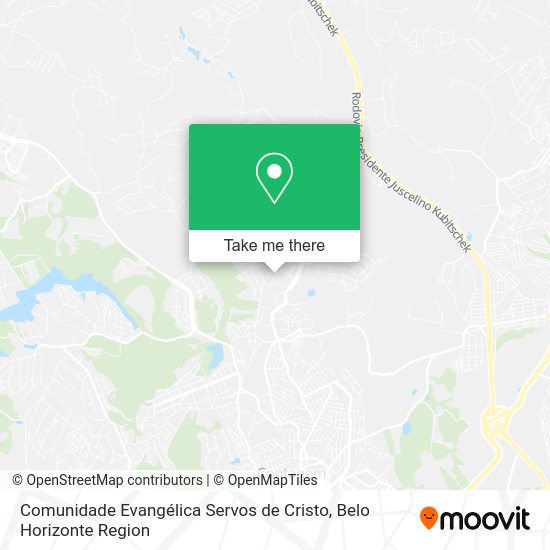 Comunidade Evangélica Servos de Cristo map