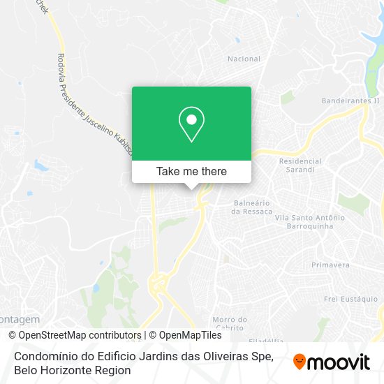 Condomínio do Edificio Jardins das Oliveiras Spe map