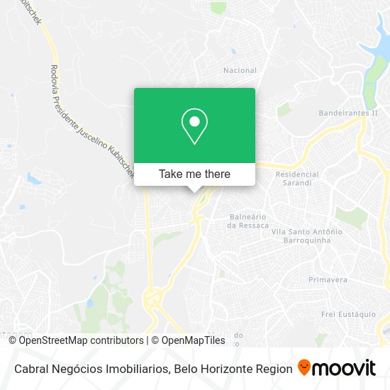Cabral Negócios Imobiliarios map