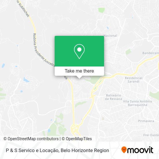 P & S Servico e Locação map