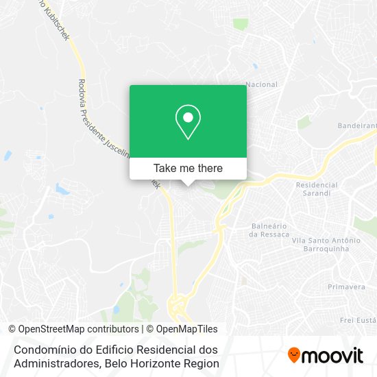 Condomínio do Edificio Residencial dos Administradores map