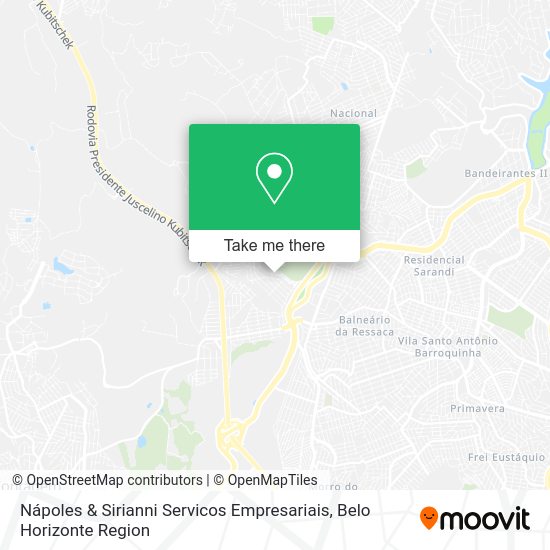 Nápoles & Sirianni Servicos Empresariais map