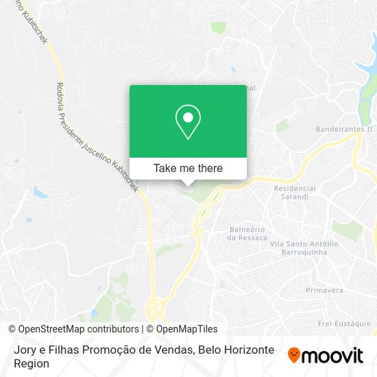 Jory e Filhas Promoção de Vendas map