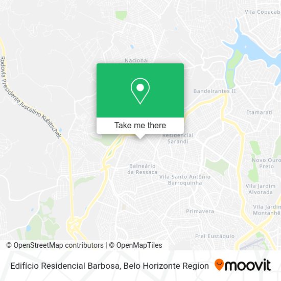 Edifício Residencial Barbosa map