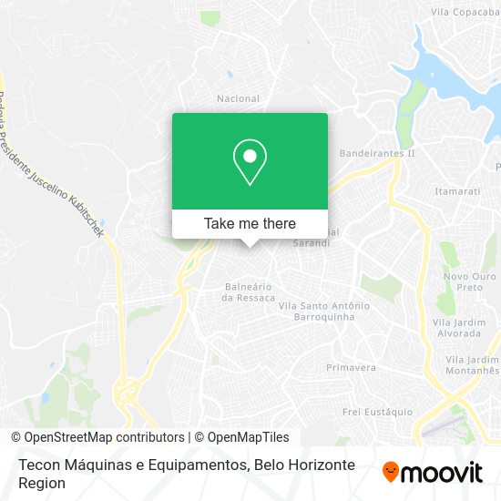 Tecon Máquinas e Equipamentos map