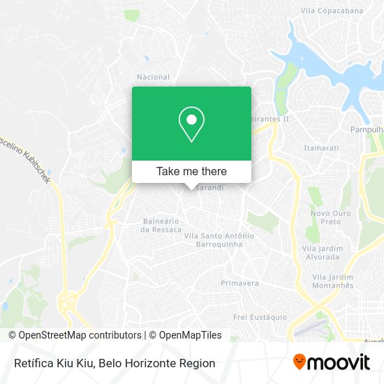 Retífica Kiu Kiu map