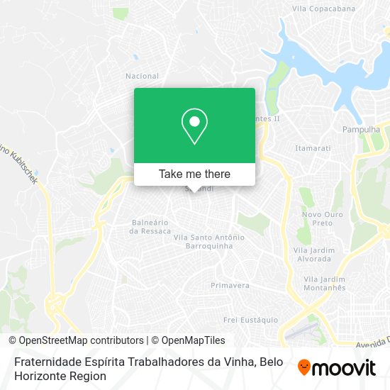 Fraternidade Espírita Trabalhadores da Vinha map