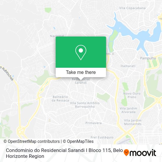 Condomínio do Residencial Sarandi I Bloco 115 map