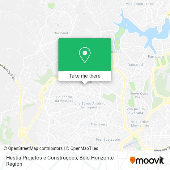 Hestia Projetos e Construções map