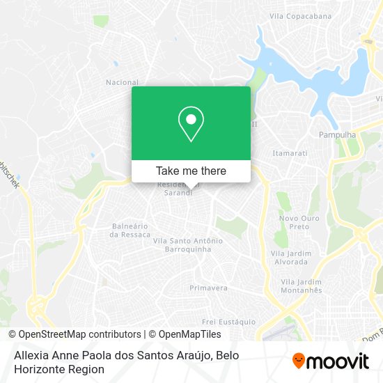 Allexia Anne Paola dos Santos Araújo map