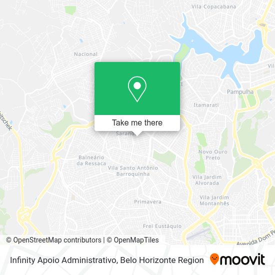 Infinity Apoio Administrativo map