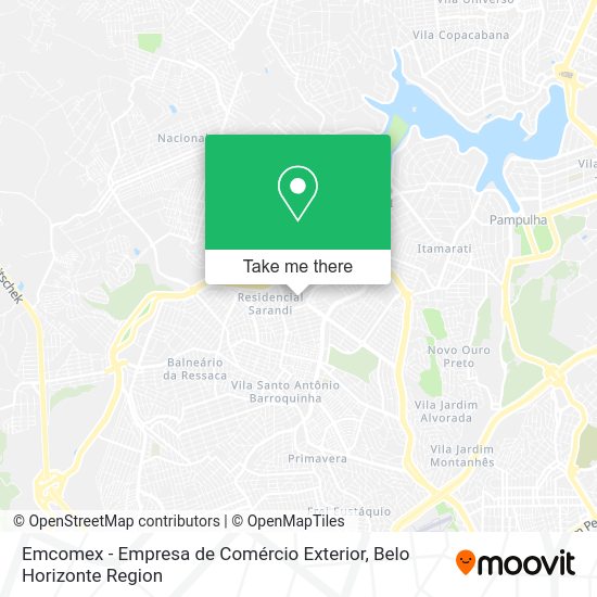 Emcomex - Empresa de Comércio Exterior map