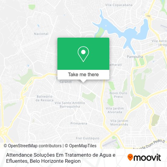 Attendance Soluções Em Tratamento de Agua e Efluentes map