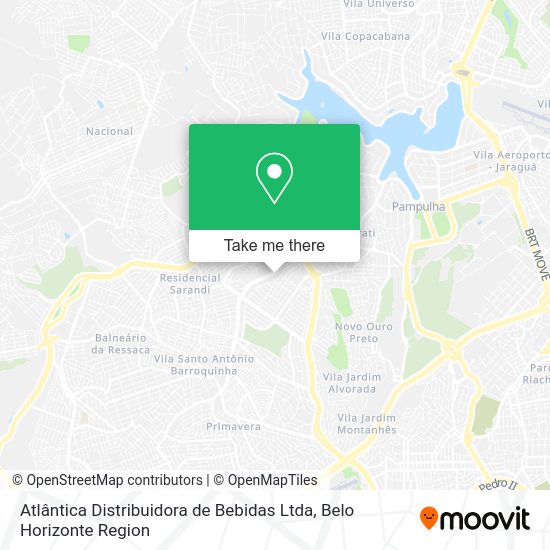 Atlântica Distribuidora de Bebidas Ltda map