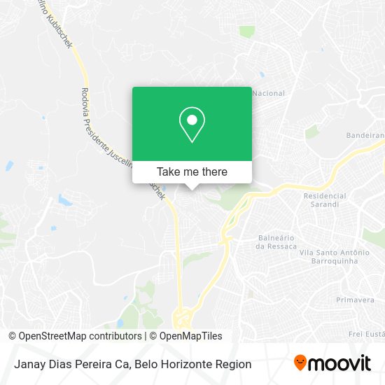 Janay Dias Pereira Ca map