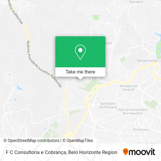 F C Consultoria e Cobrança map