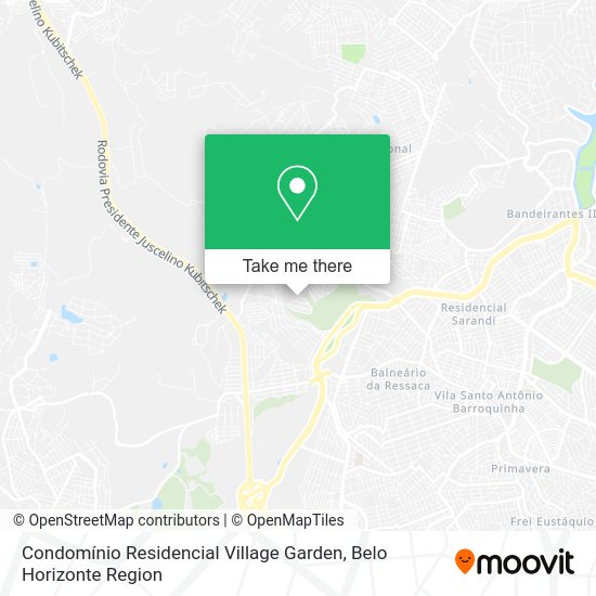 Condomínio Residencial Village Garden map