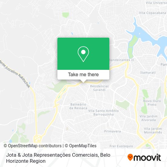Jota & Jota Representações Comerciais map