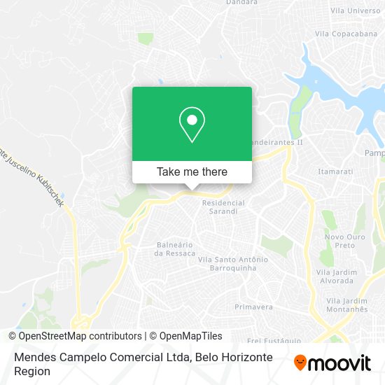 Mendes Campelo Comercial Ltda map