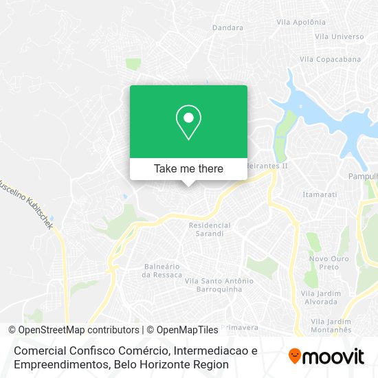 Comercial Confisco Comércio, Intermediacao e Empreendimentos map