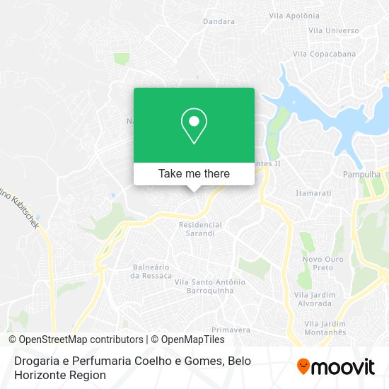Drogaria e Perfumaria Coelho e Gomes map