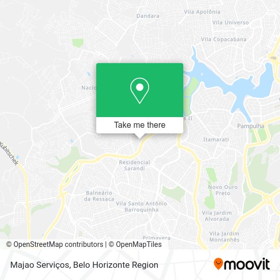Majao Serviços map