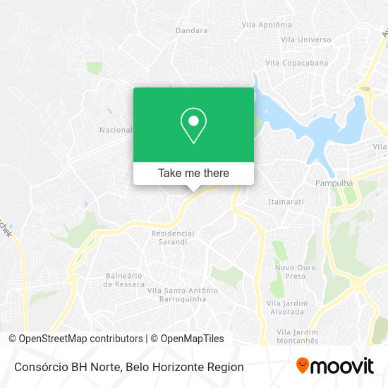 Consórcio BH Norte map