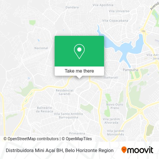 Distribuidora Mini Açaí BH map