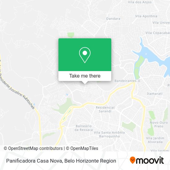 Panificadora Casa Nova map