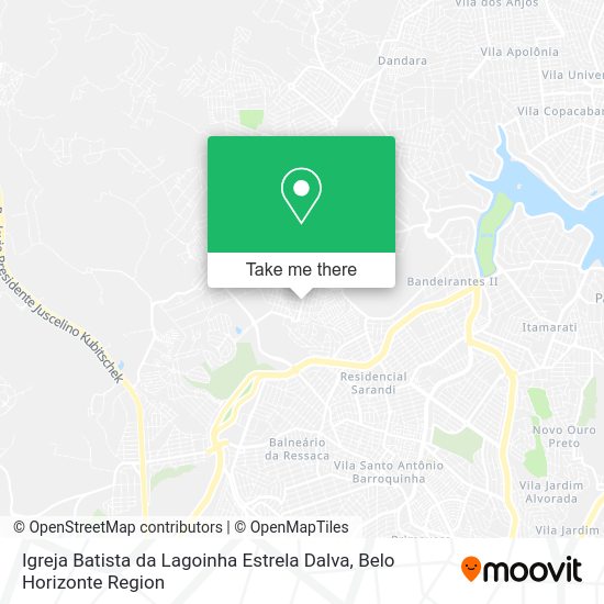 Igreja Batista da Lagoinha Estrela Dalva map