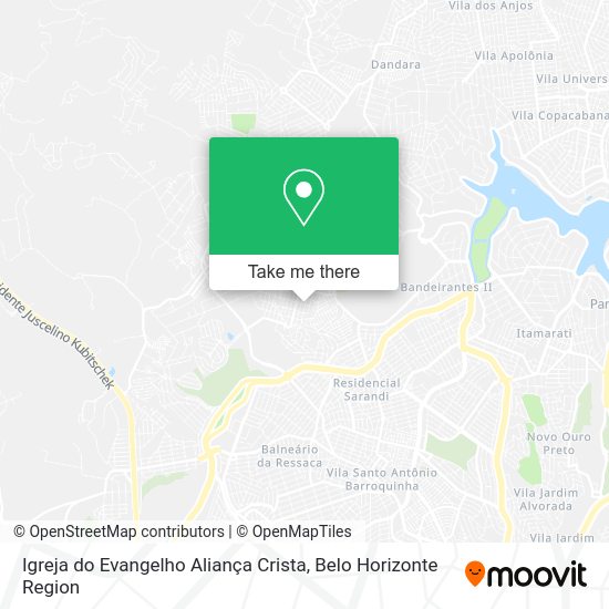 Igreja do Evangelho Aliança Crista map