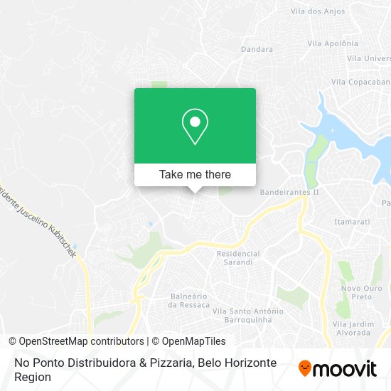 No Ponto Distribuidora & Pizzaria map