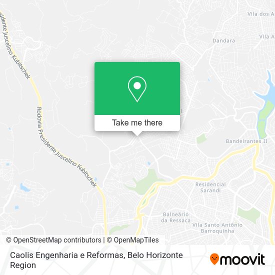 Caolis Engenharia e Reformas map