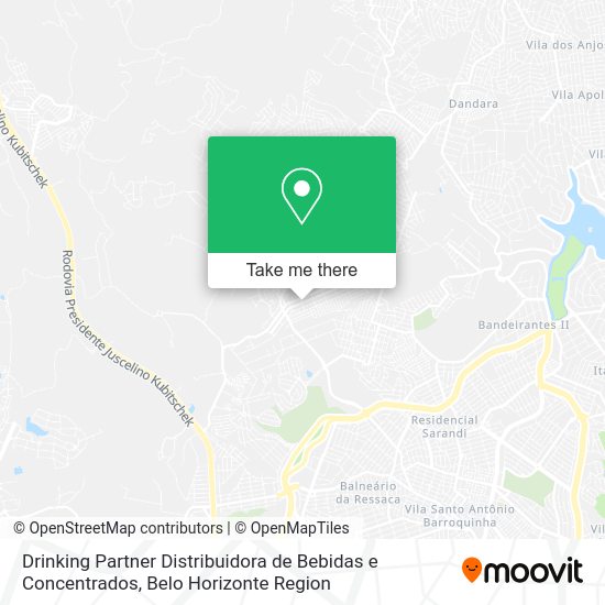 Drinking Partner Distribuidora de Bebidas e Concentrados map