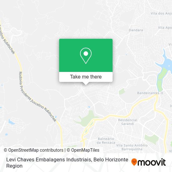 Levi Chaves Embalagens Industriais map