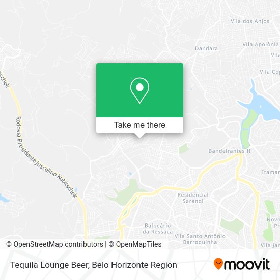 Tequila Lounge Beer map