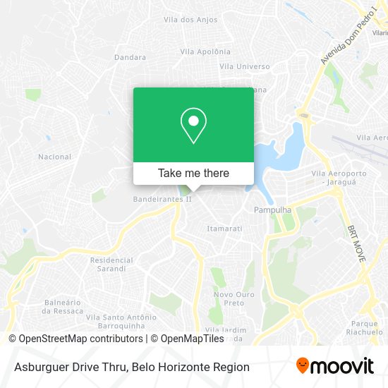 Asburguer Drive Thru map