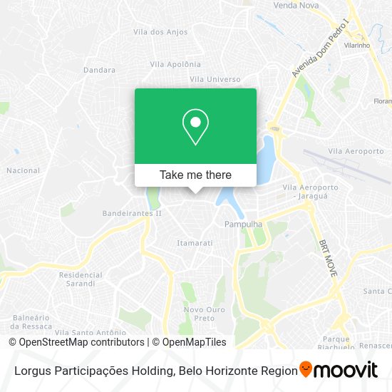 Lorgus Participações Holding map