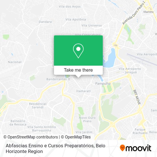 Abfascias Ensino e Cursos Preparatórios map