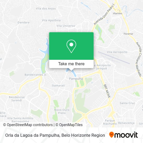 Orla da Lagoa da Pampulha map