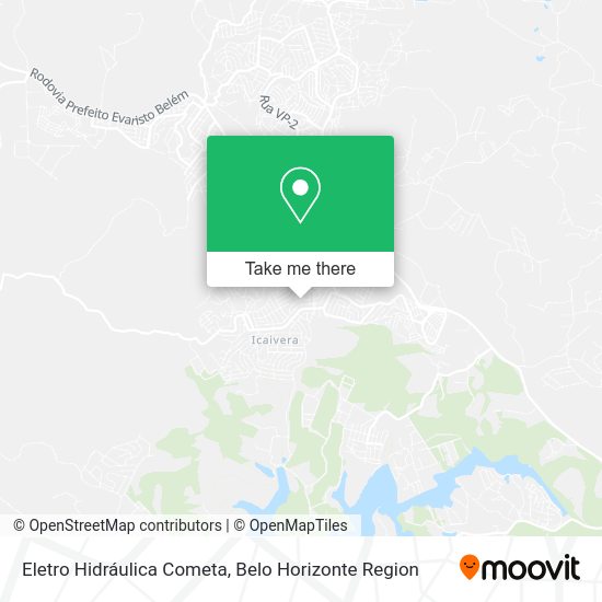 Eletro Hidráulica Cometa map